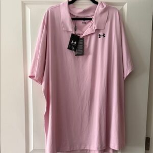 Under Armour Men's Light Pink Polo Shirt